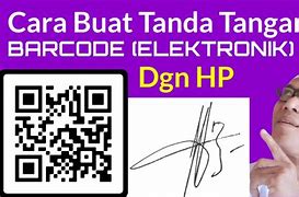 Barcode Tanda Tangan